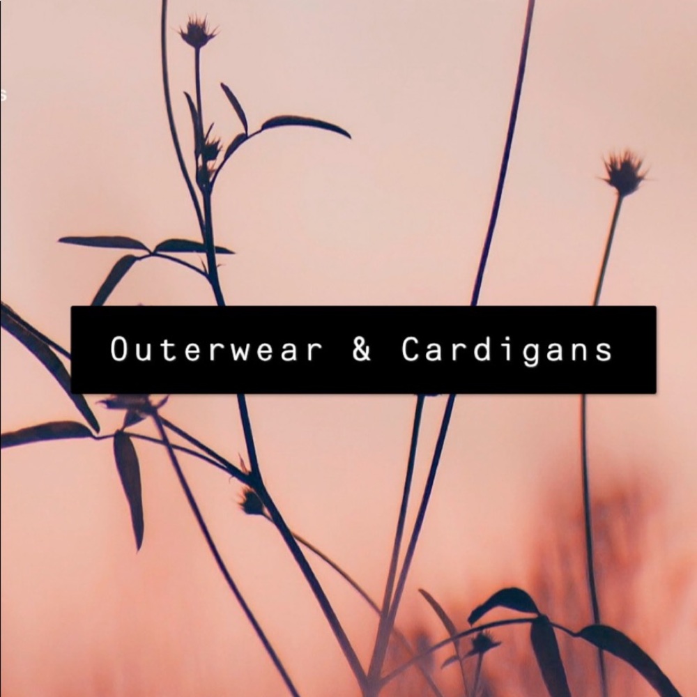 Jackets, sweater and cardigans!